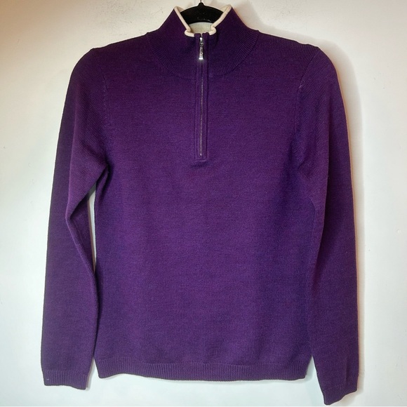Brook Brothers 100% Merino Wool Mock Neck Sweater size S - Picture 1 of 8